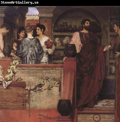 Alma-Tadema, Sir Lawrence Hadrian Vistiting a Romano-British Pottery (mk23)